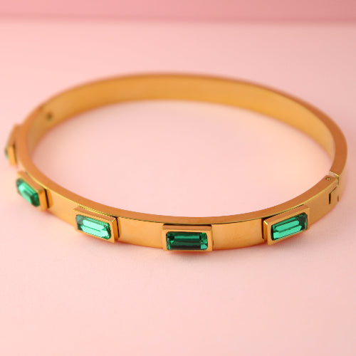 EMERALD VIBES BANGLE