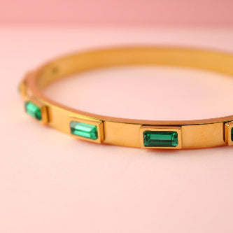 EMERALD VIBES BANGLE