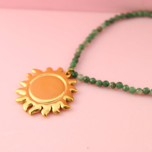 EMERALD SUNBURST KETTING