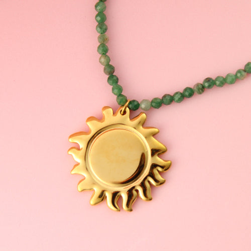 EMERALD SUNBURST KETTING