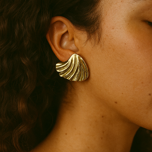 GOLDEN SHELL KISS OORSTEKERS