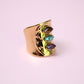 TREASURE DOME RING MET EDELSTENEN