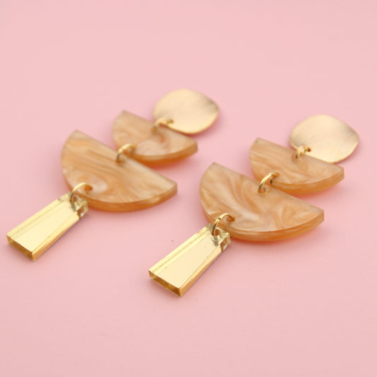 PEACHY DREAM DROPS OORBELLEN