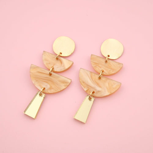 PEACHY DREAM DROPS OORBELLEN
