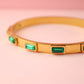 EMERALD VIBES BANGLE