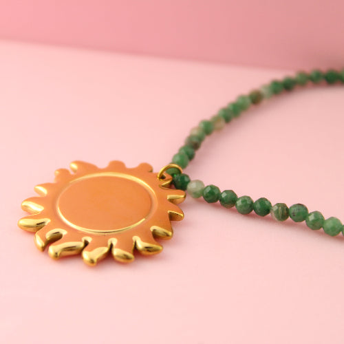 EMERALD SUNBURST KETTING