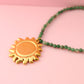 EMERALD SUNBURST KETTING