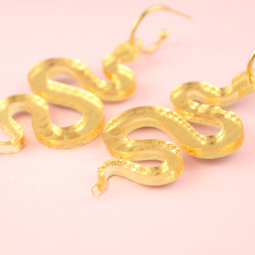 MOONLIT SERPENT OORBELLEN